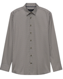 Bugatti Shirt Long Sleeve | Taupe Multi