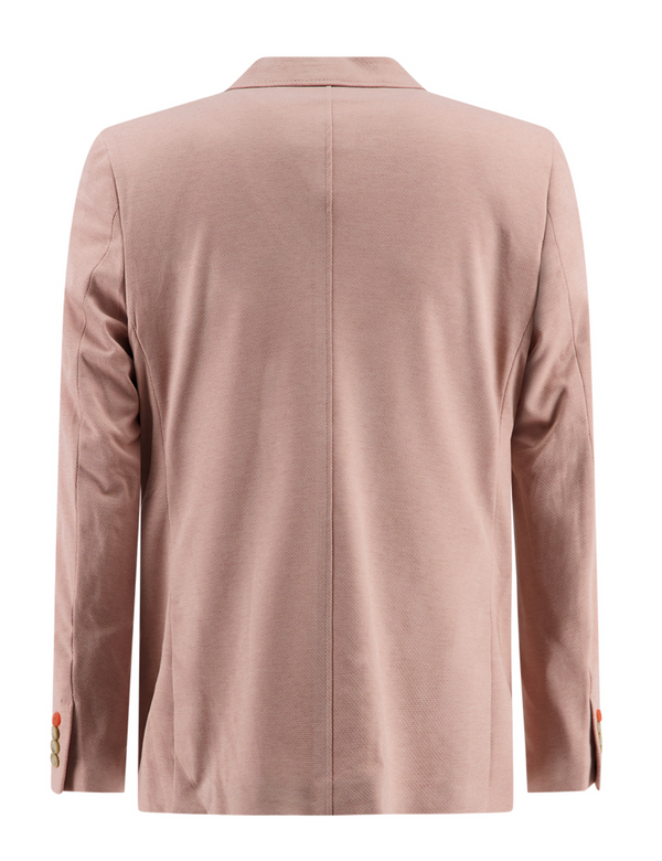 A Fish Names Fred Blazer Melange Pique | Rose Pink