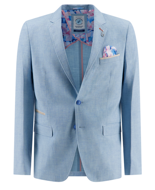 A Fish Named Fred Blazer | Aqua Blue