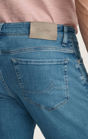 34 Heritage Cool Tapered Leg Jeans In Ocean Brushed Organic Ultra