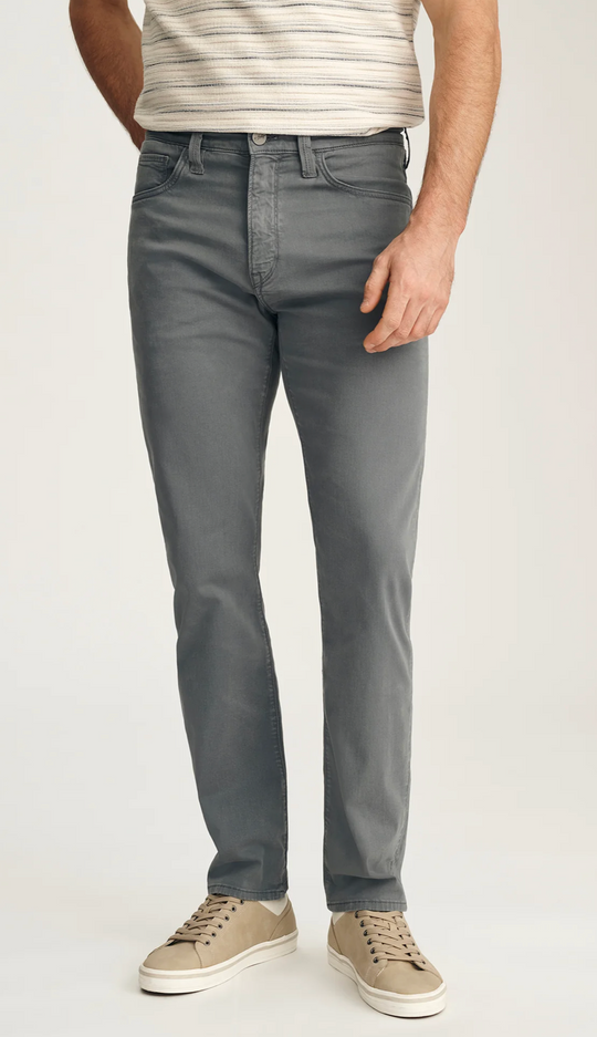 34 Heritage Courage Straight Leg Pants In Slate Twill
