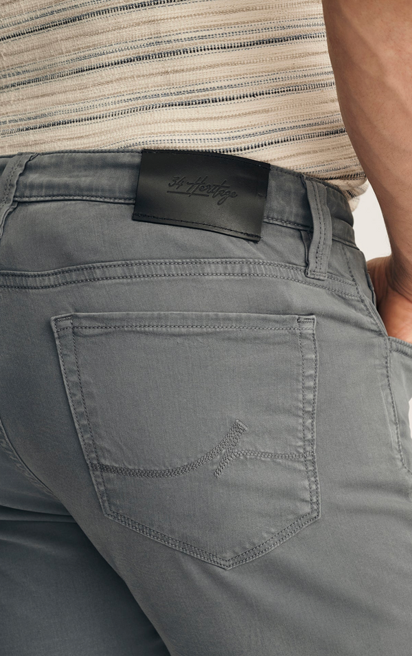34 Heritage Courage Straight Leg Pants In Slate Twill