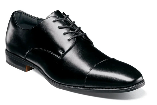 Stacey Adams Men's Nelson Cap Toe Dress Shoe | Black
