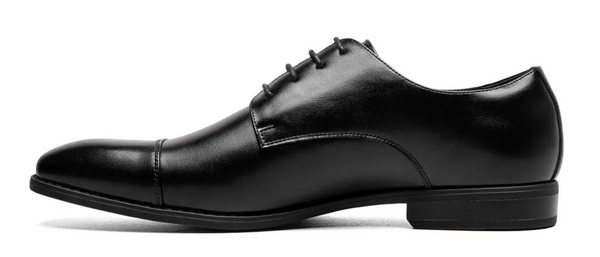 Stacey Adams Men's Nelson Cap Toe Dress Shoe | Black