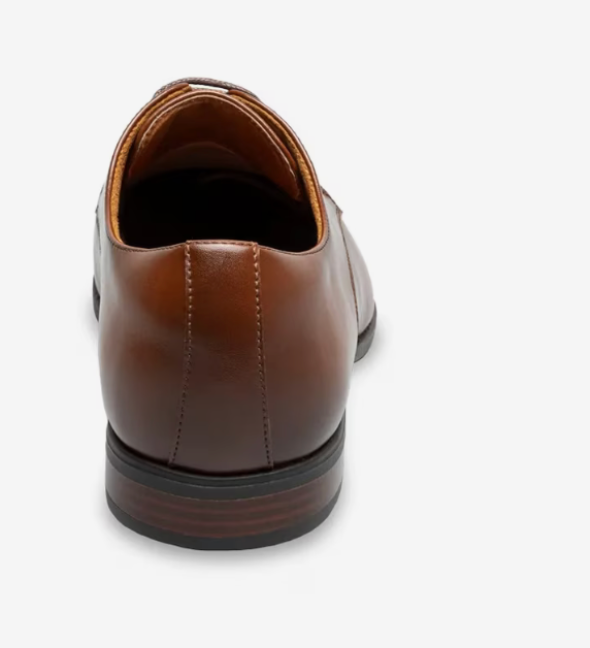 Stacey Adams Hommes Nelson Cap Toe Dress Shoe | Cognac