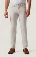 34 Heritage Courage Straight Leg Pants in Cream Cross Twill