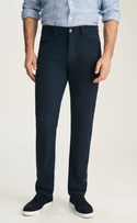 34 Heritage Courage Straight Leg Pants In Deep Ocean Cross Twill
