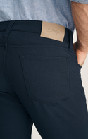 34 Heritage Courage Straight Leg Pants In Deep Ocean Cross Twill