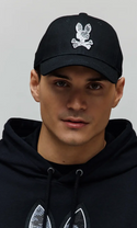 Psycho Bunny Casquette de baseball Olivier Homme - Noir