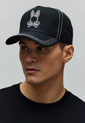 Psycho Bunny Men's Oscar Trucker Cap | Black