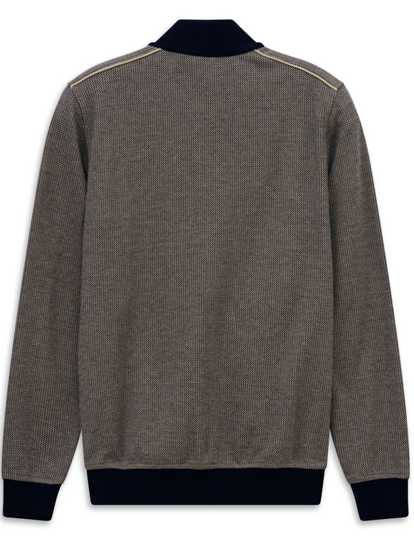 Bugatti Sweater Full Zip | Navy