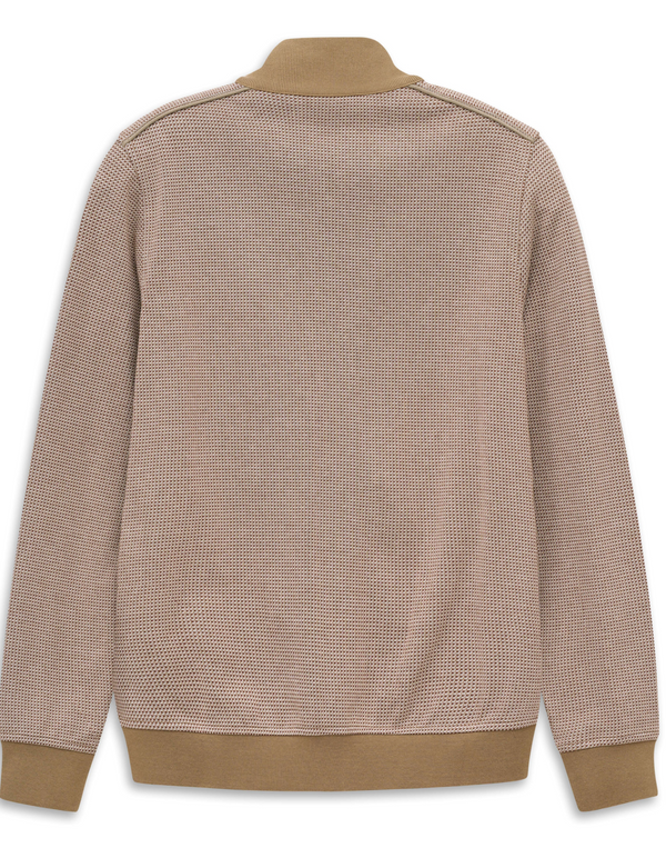 Bugatti Sweater Full Zip | Tan