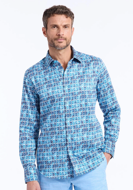 Robert Graham Westmoreland Long Sleeve Shirt | Blue
