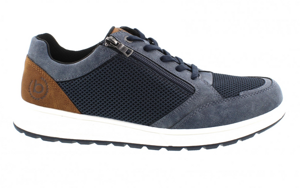 Bugatti Sneaker with Zipper | Dark Blue