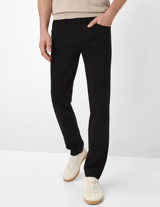 Brax Hi-Flex Jersey Pant Chuck | Black
