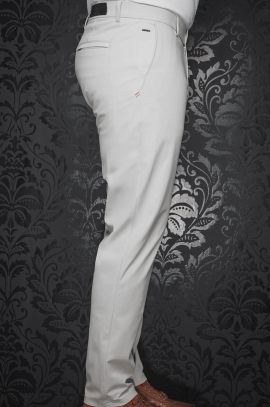 Pantalon stretch Au Noir | CARRERA-LIMAO, White