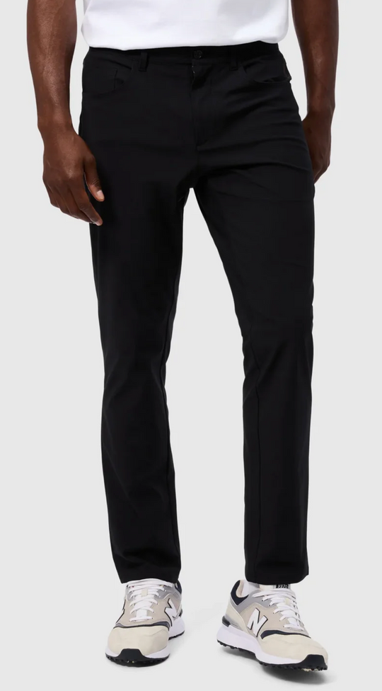 Psycho Bunny Men's Maverick 10k Step Pant | Black