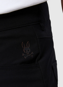 Psycho Bunny Men's Maverick 10k Step Pant | Black
