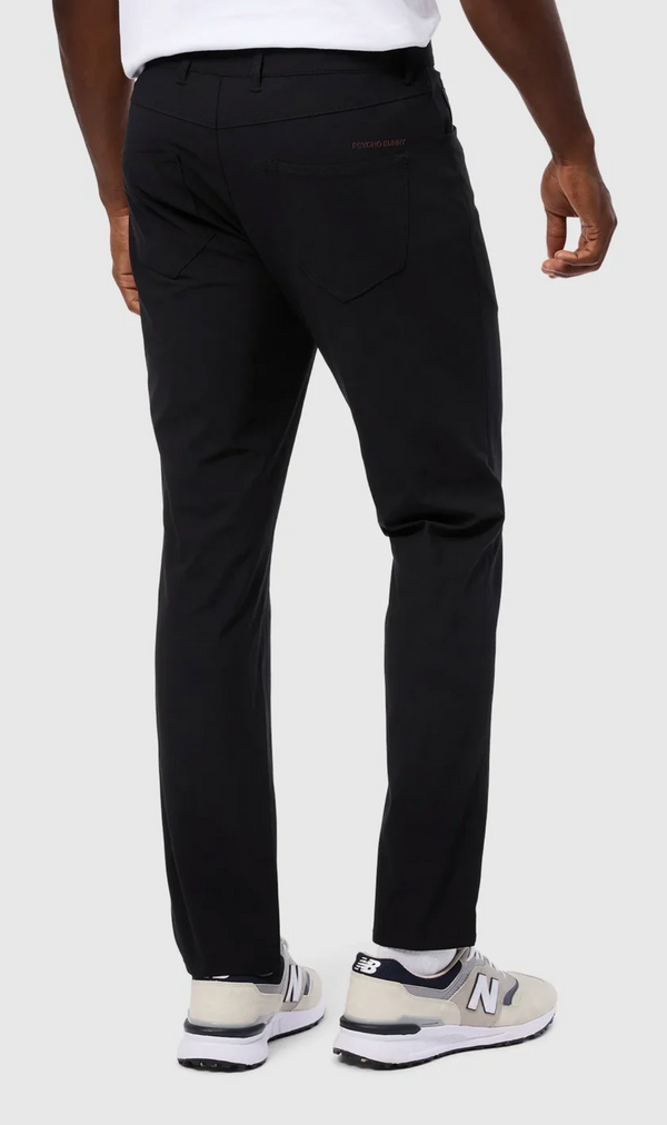 Psycho Bunny Men's Maverick 10k Step Pant | Black