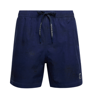 Psycho Bunny Men's Samos Hydrochromic Printed Swim | Evening Blue