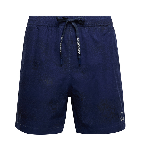 Psycho Bunny Men's Samos Hydrochromic Printed Swim | Evening Blue