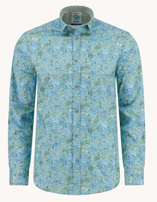 A Fish Named Fred Shirt Water Color Lily | Light Blue