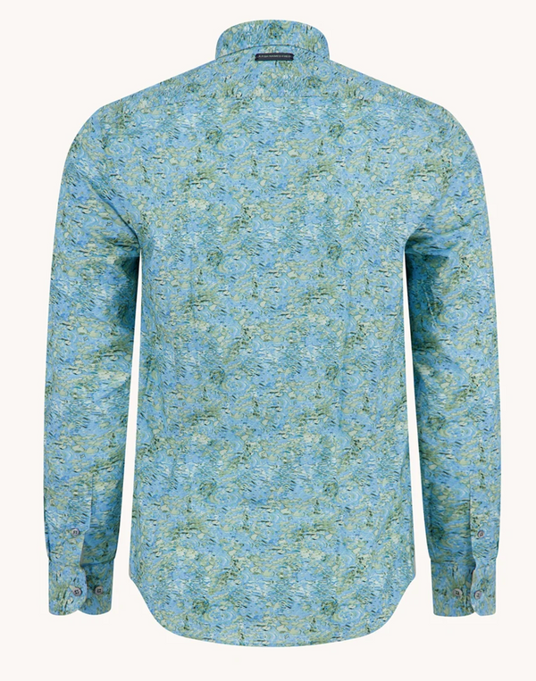 Un poisson nommé Fred Chemise Water Color Lily | Light Blue