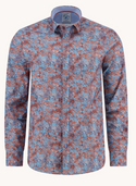 Un poisson nommé Fred Chemise Water Color Lily | Burnt Orange