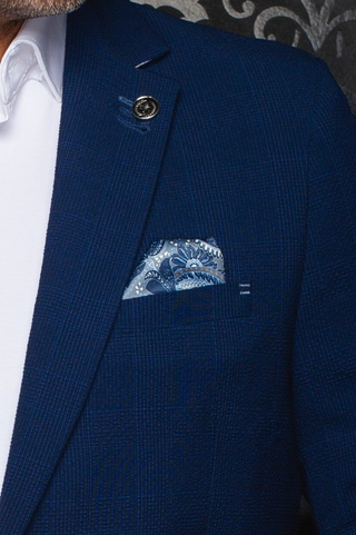 Au Noir Blazer | TROY, Dark Royal