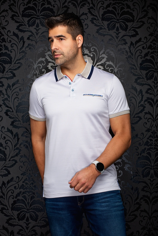 Au Noir Polo | MOJAVE, Sand