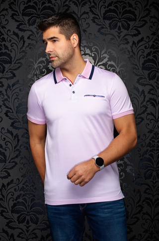 Au Noir Polo | MOJAVE, Light Pink