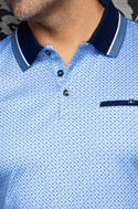 Polo Au Noir | WESTBROOK, Bleu clair