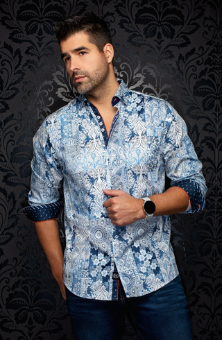 Au Noir Shirt | CASAIS, Blue