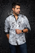 Chemise Au Noir | CASCAIS, blanc sarcelle