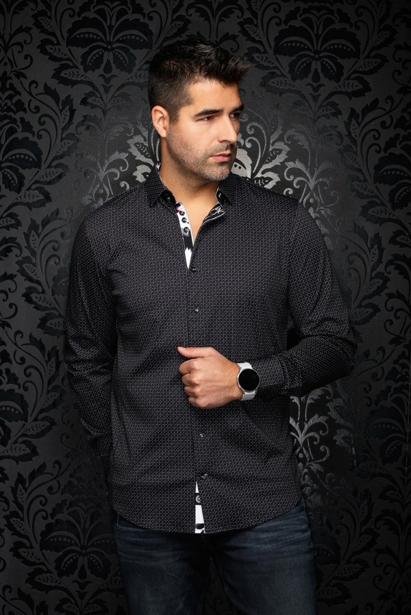 Au Noir Stretch Shirt | STONEHILL, Black