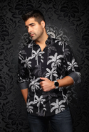 Au Noir Chemise | PALMWAVE, Noir