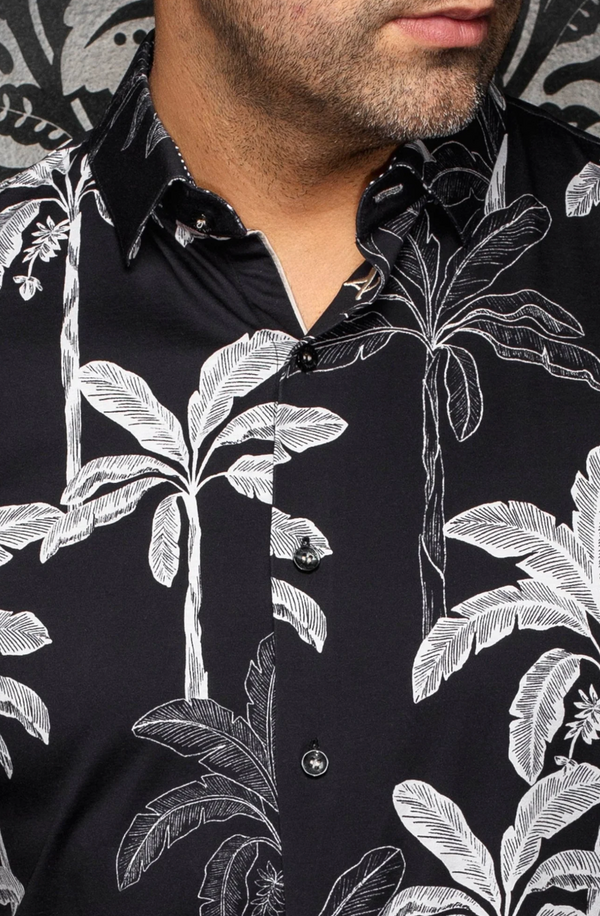 Au Noir Chemise | PALMWAVE, Noir