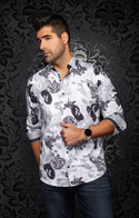 Au Noir Chemise stretch | DAWNSTONE, Noir