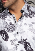 Au Noir Chemise stretch | DAWNSTONE, Noir