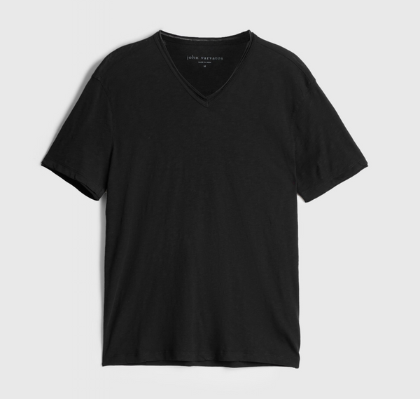 John Varvatos - Miles - T-shirt à col V - Noir