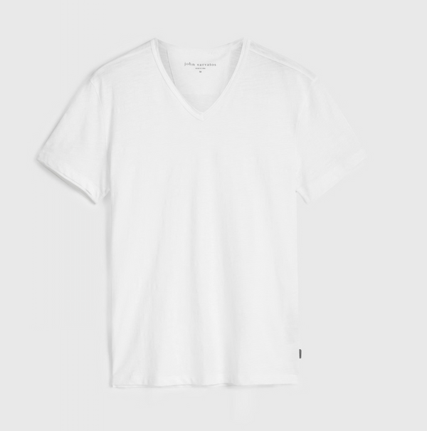John Varvatos - T-shirt à col V Miles - Salt