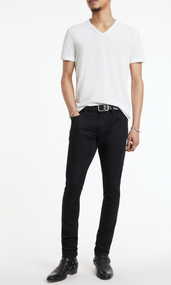 John Varvatos - T-shirt à col V Miles - Salt