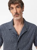 John Varvatos - Chemise Cilliam Camp - Bleu foncé