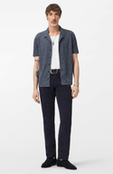 John Varvatos - Chemise Cilliam Camp - Bleu foncé