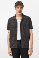 John Varvatos Cilliam Camp Shirt | Noir