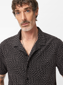 John Varvatos Cilliam Camp Shirt | Noir