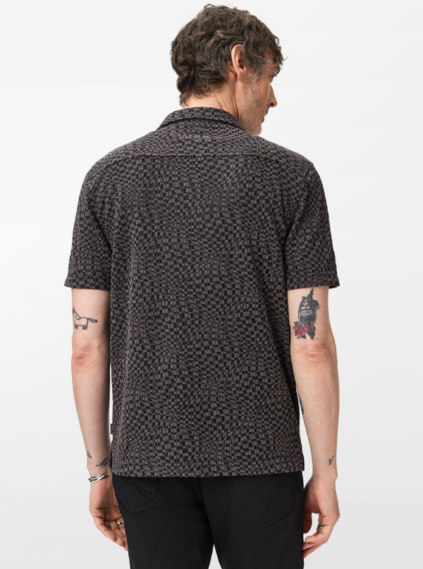 John Varvatos Cilliam Camp Shirt | Noir