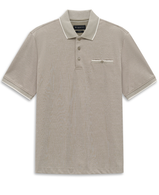 Bugatti Polo Shirt | Taupe