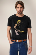 John Varvatos Tom Petty "YER SO BAD" (Vous êtes si mauvais) Tee-shirt appliqué - Noir