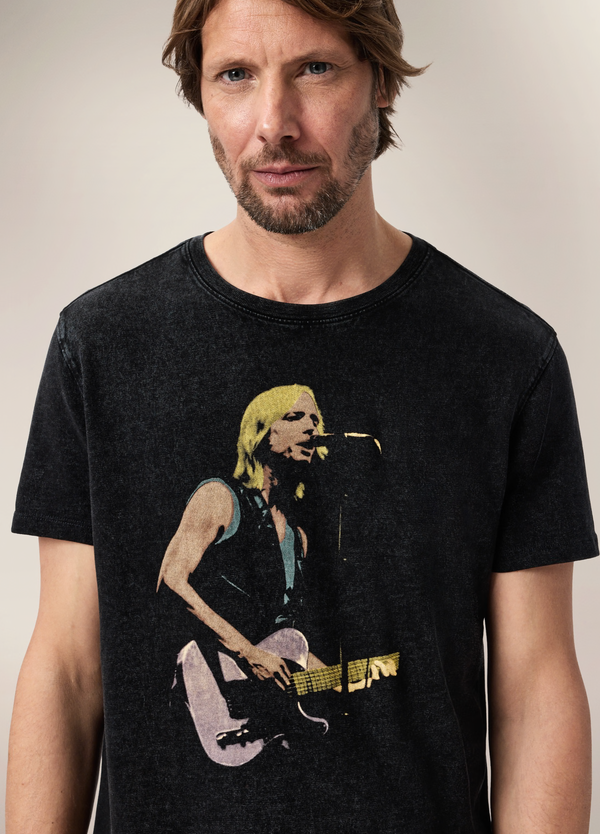 John Varvatos Tom Petty "YER SO BAD" (Vous êtes si mauvais) Tee-shirt appliqué - Noir